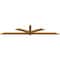 Ekena Millwork Redmond Rough Sawn Timber Gable Bracket, Western Red Cedar, 108"W x 22"H x 2"D x 4"F, 5/12 Pitch GBW108X22X0204RED00RWR - alternate 5